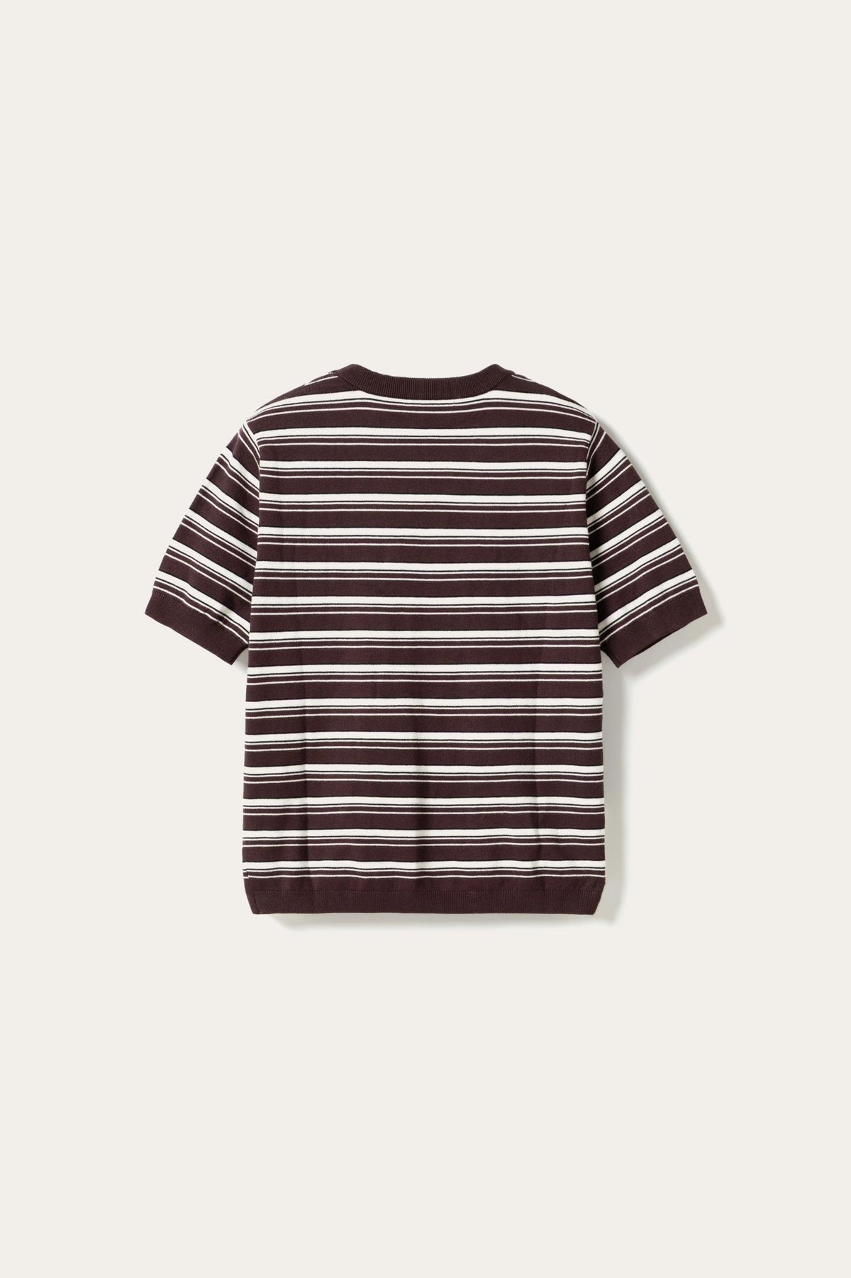 N-Muna Knit Dannia Chocolate White Stripe