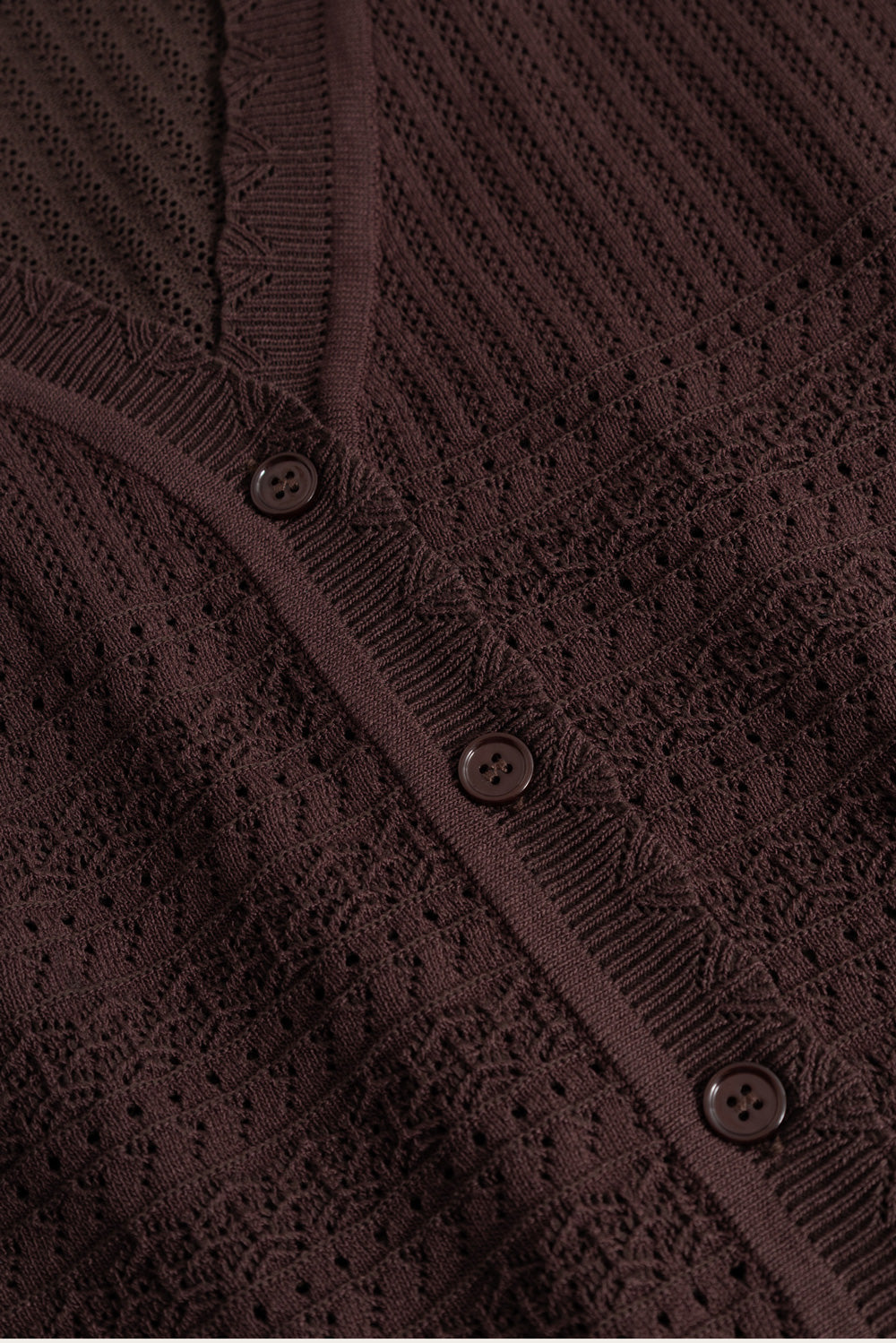 N-Margrit Knit Cardigan Mahogany