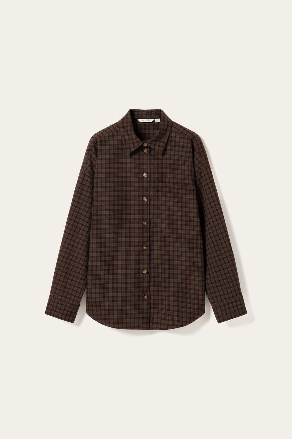 N-Lisa Shirt Devana Brown Check