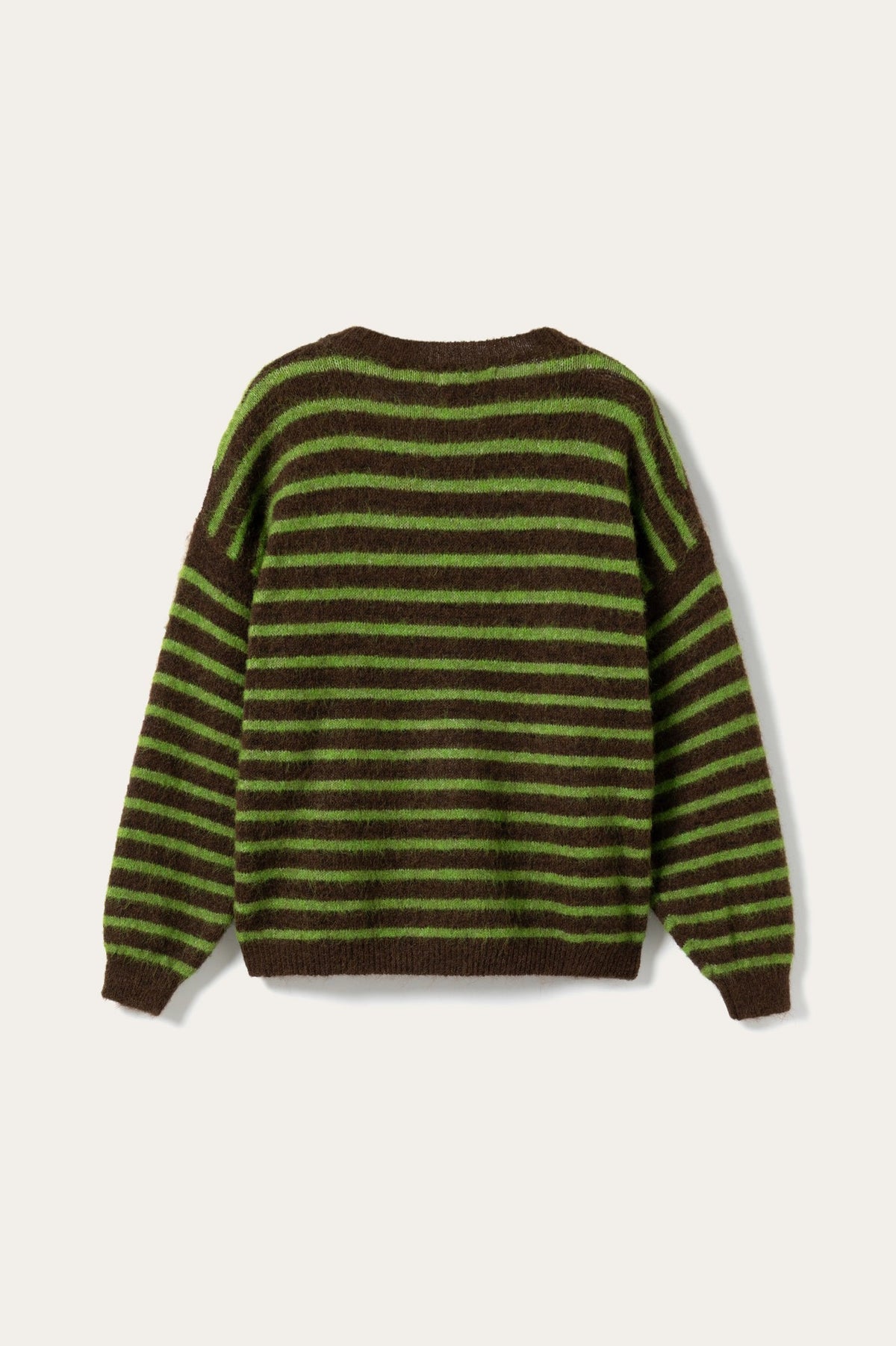 N-Mafaldane Knit Brown Green Stripe