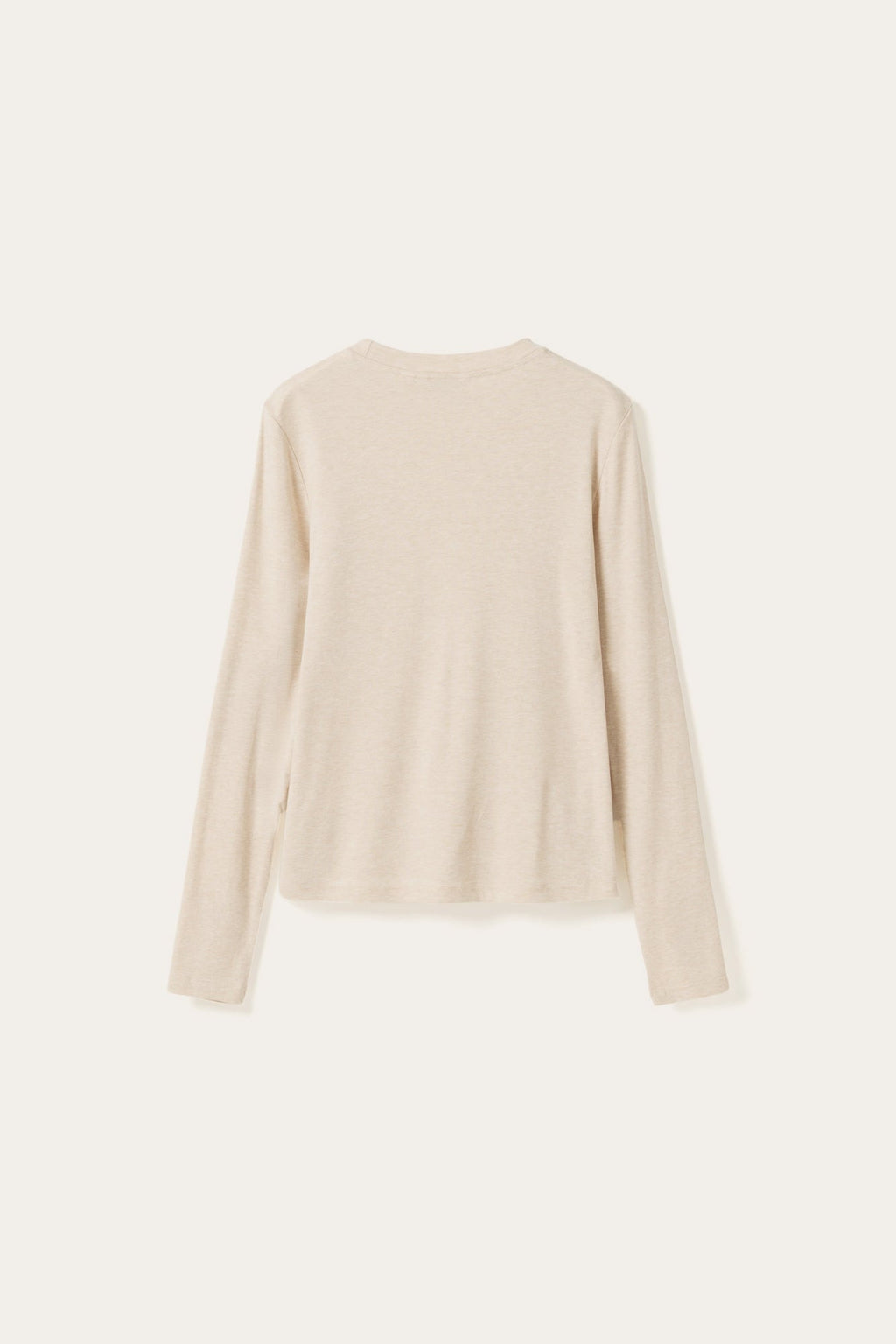 N-Lidie LS Top Oatmeal Melange