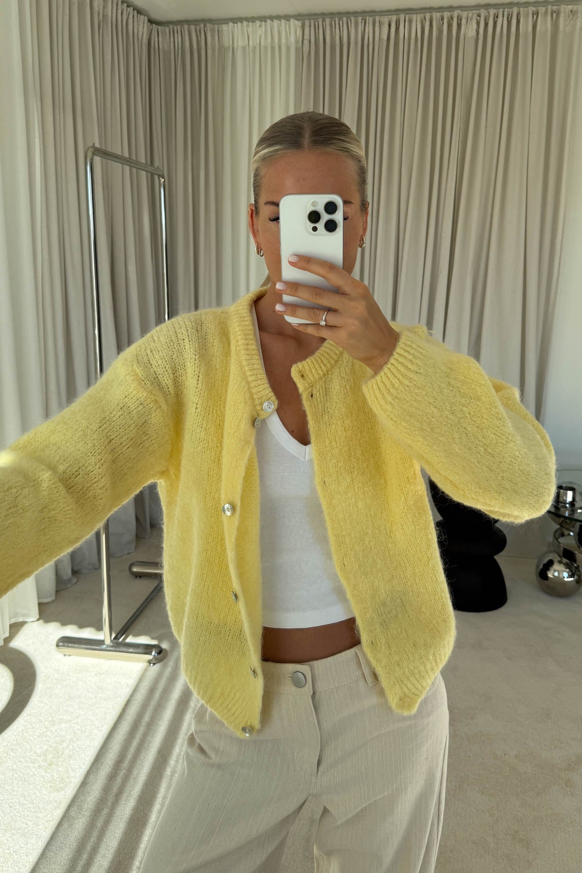 N-Kae Knit Cardigan Butter Yellow – Noellafashion.com