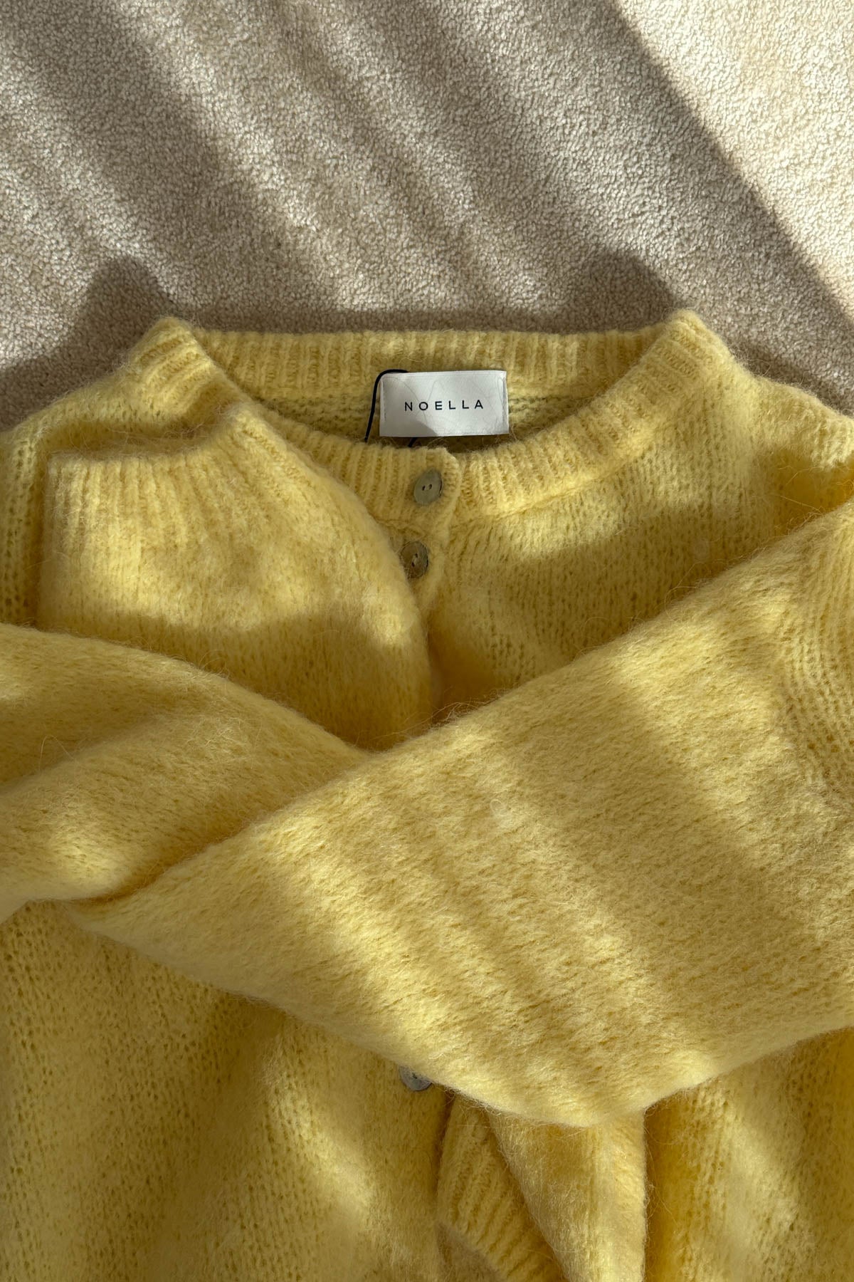 N-Kae Knit Cardigan Butter Yellow