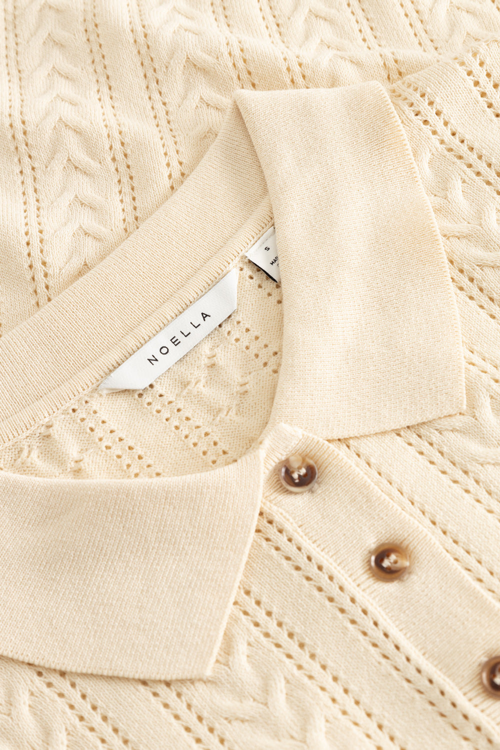 N-Mecca Knit Polo Ivory