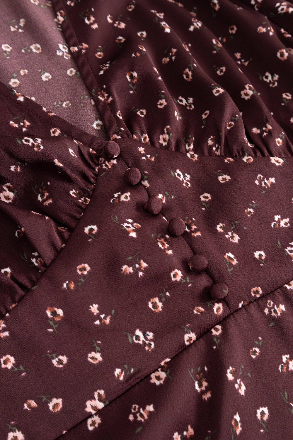 N-Lilith Dress Dwyn Burgundy Print