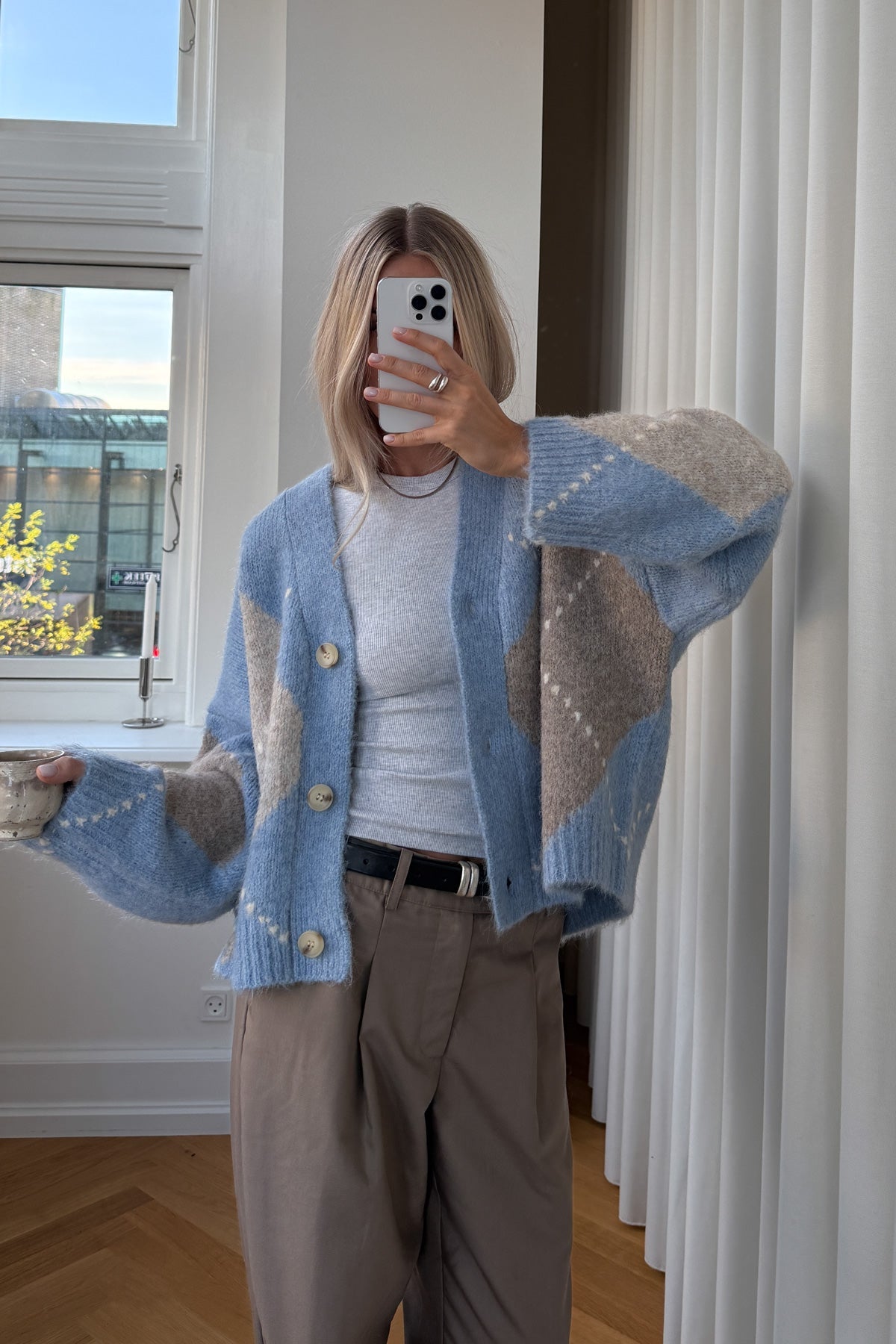 N-Laiana Knit Cardigan Sky Blue Mix – Noellafashion.com