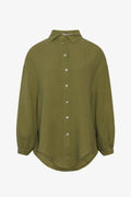 Noellas Suri Shirt Leaf Green. Køb Skjorter hos www.noellafashion.dk
