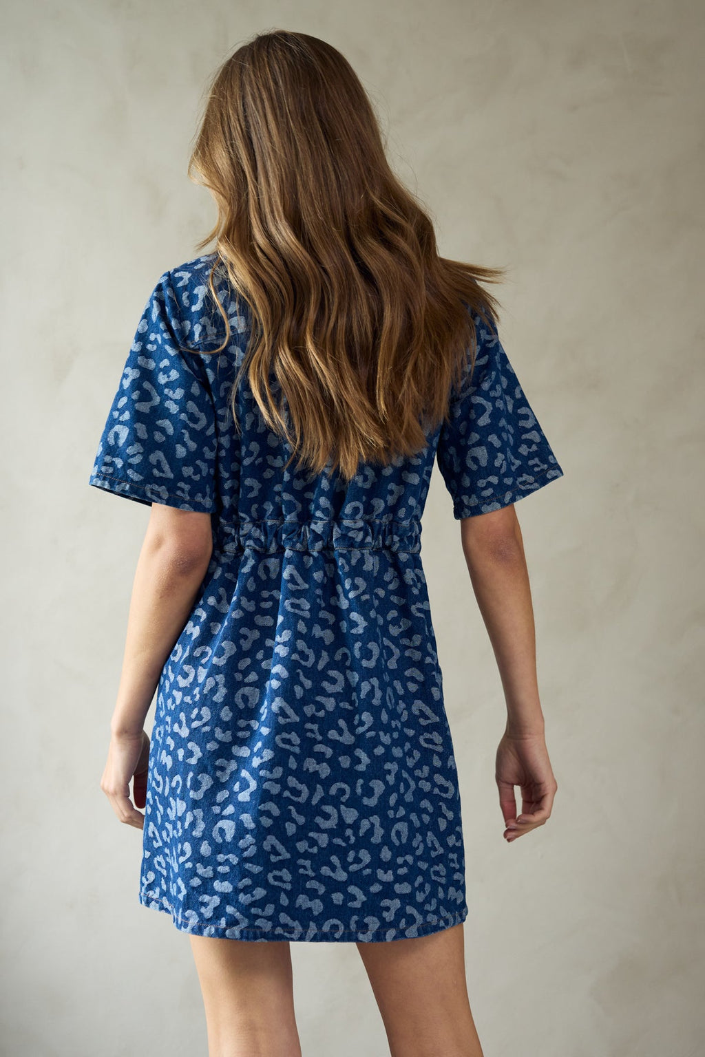 Benita Dress Mid Blue Wash