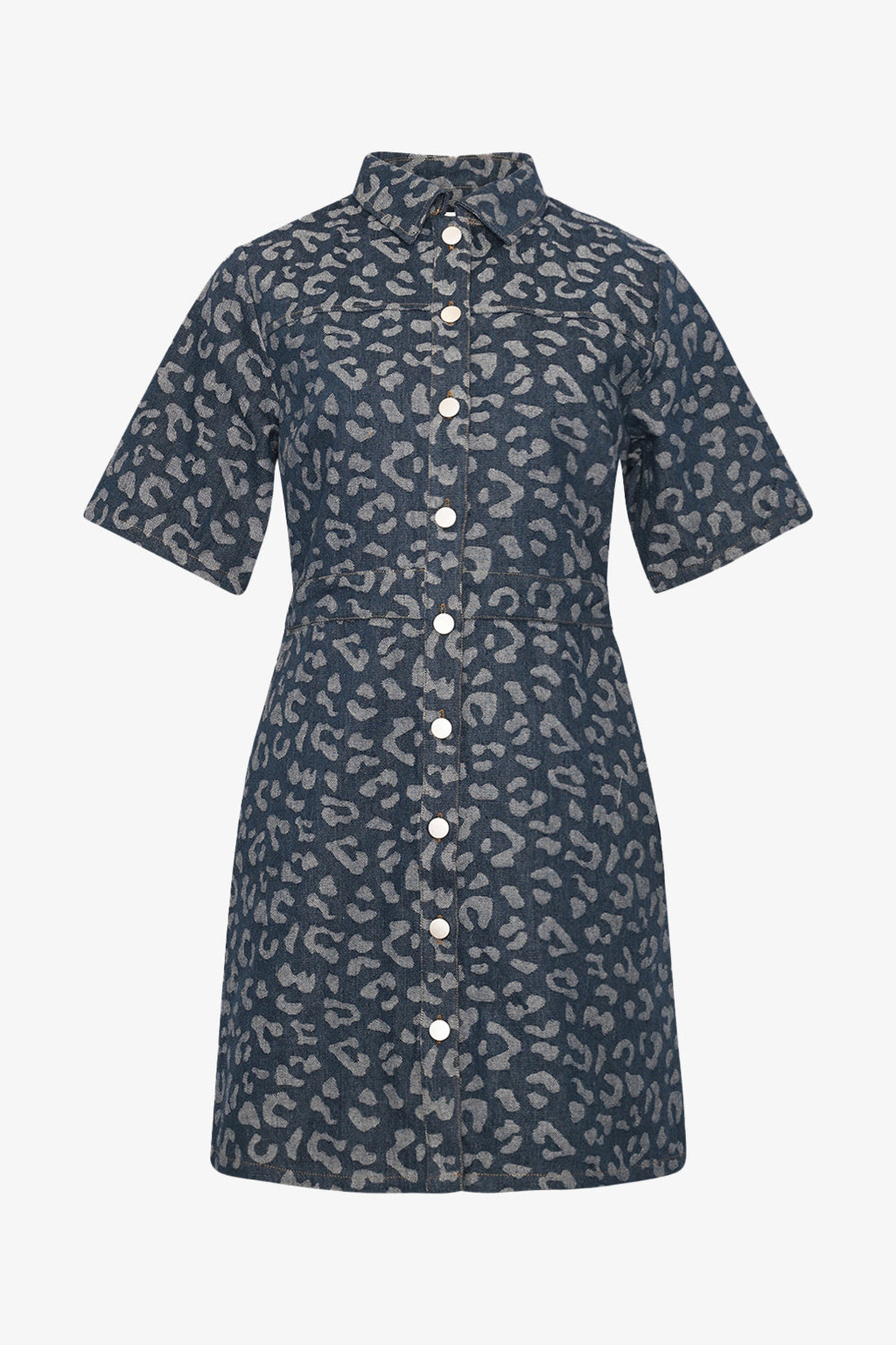 Benita Dress Mid Blue Wash
