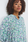 Noellas Imogene sh. Dress Lavender Flower. Køb Kjoler hos www.noellafashion.dk