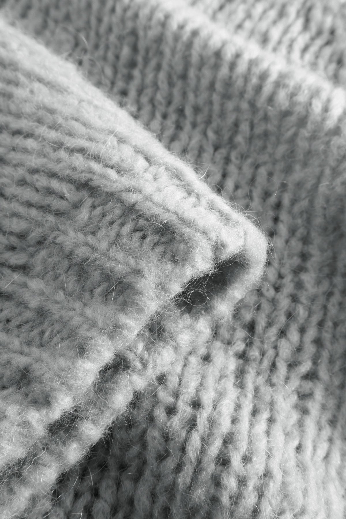 Fora Knit Cardigan Light Grey