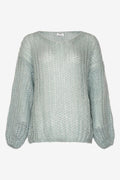 Noellas Joseph Knit Sweater Light Blue. Køb Striktrøjer hos www.noellafashion.dk