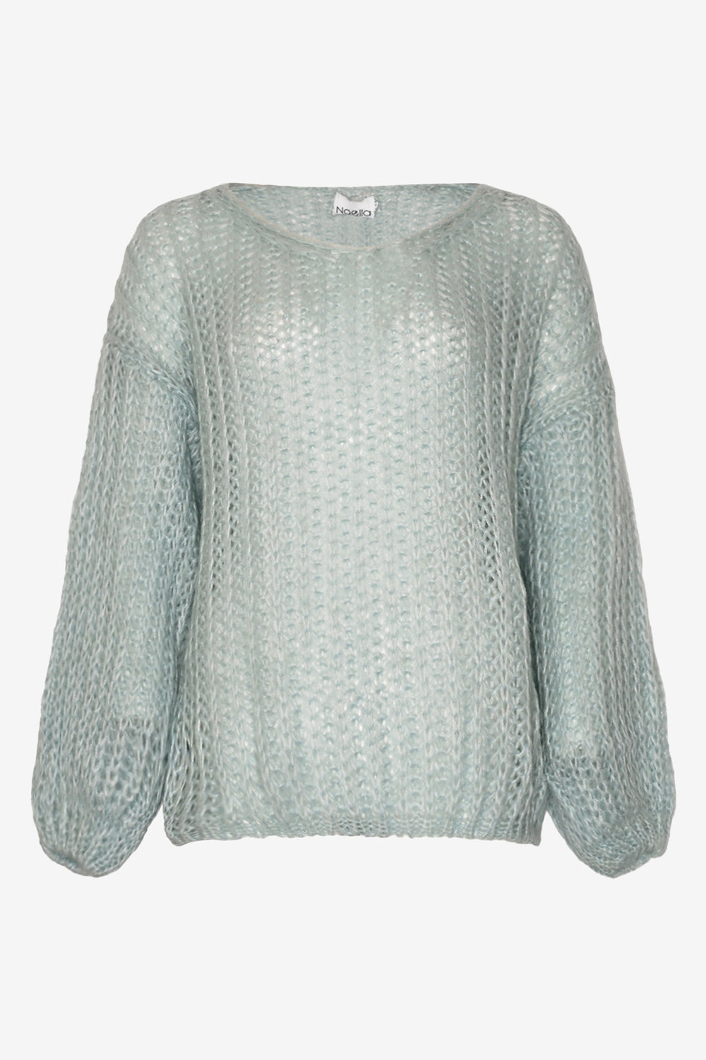 Noellas Joseph Knit Sweater Light Blue. Køb Striktrøjer hos www.noellafashion.dk