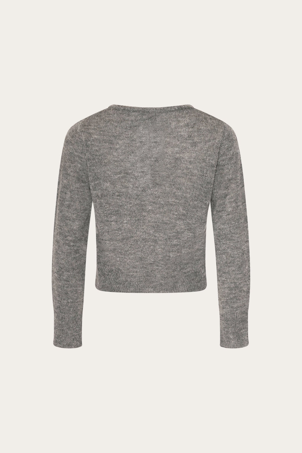 Lya Knit Cardigan Dark Grey Melange