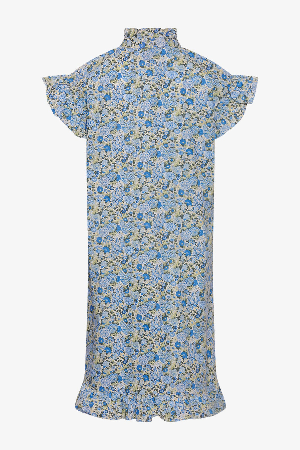 Sally Dress Blue/Yellow Flower