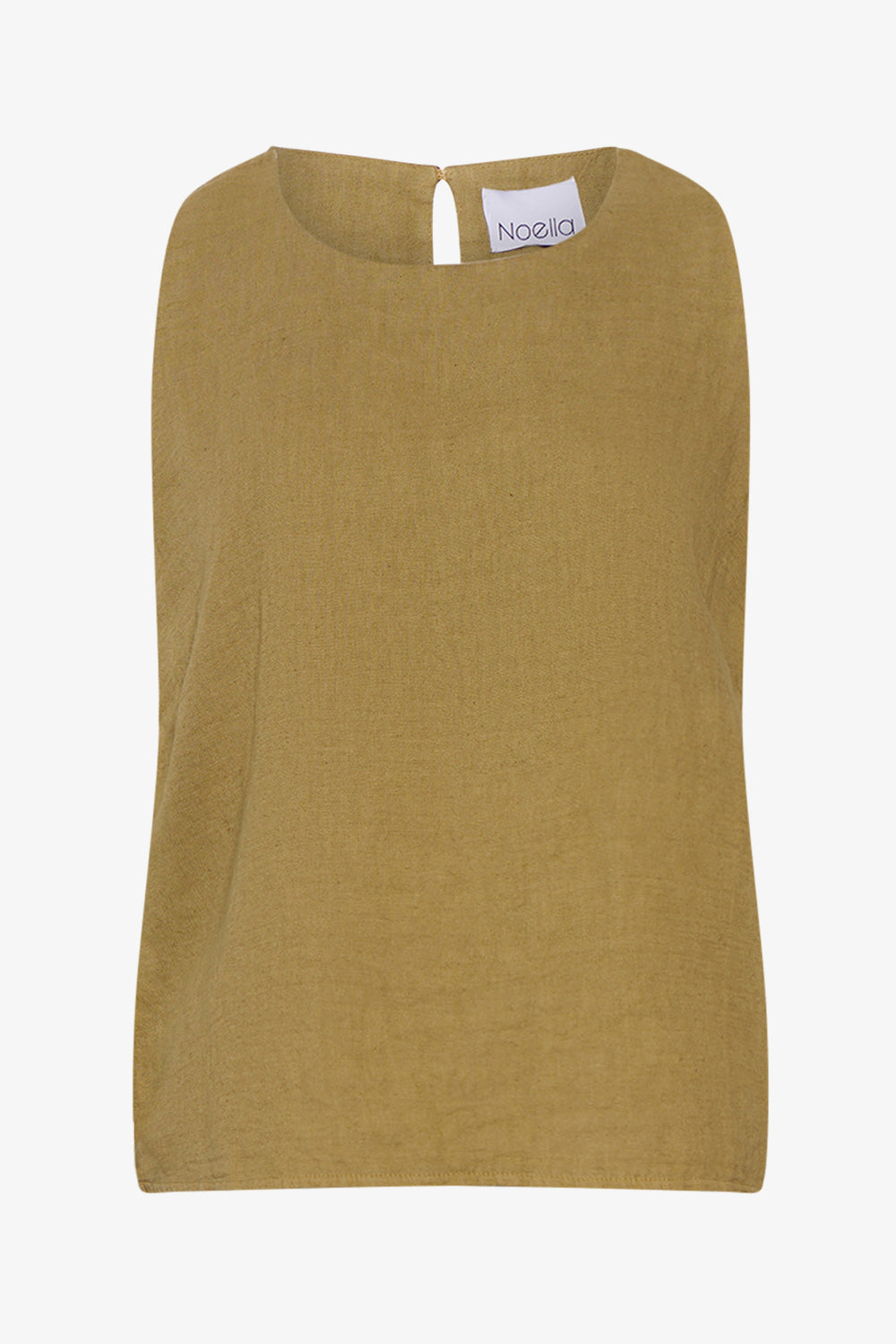 Noellas Samira Linen Blouse Khaki. Køb Bluser hos www.noellafashion.dk