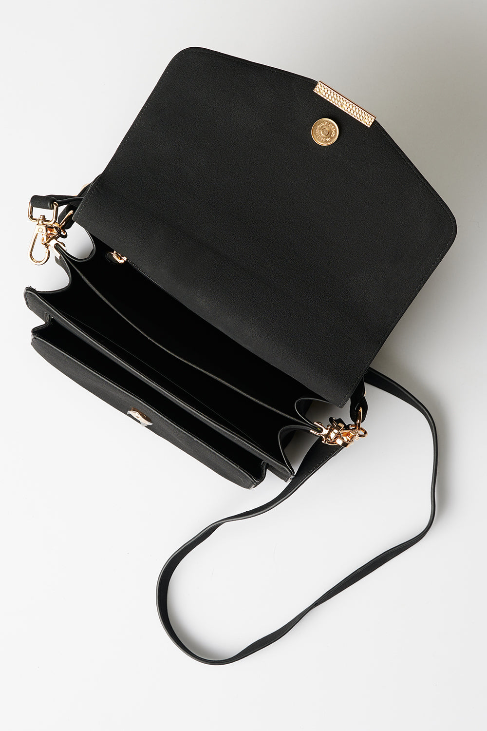Blanca Multi Compartment Bag Dark Grey/Black